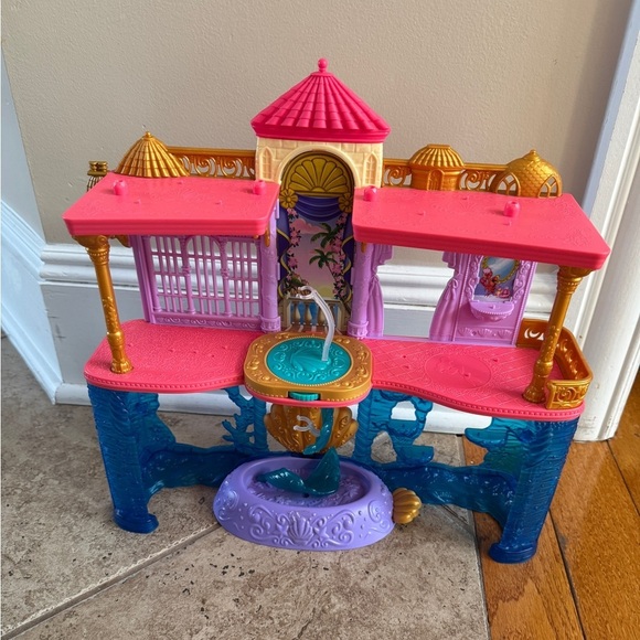 Disney Other - Disney Princess Toys Ariel’s Castle Pink and Blue Mermaid Castle Playset Girls